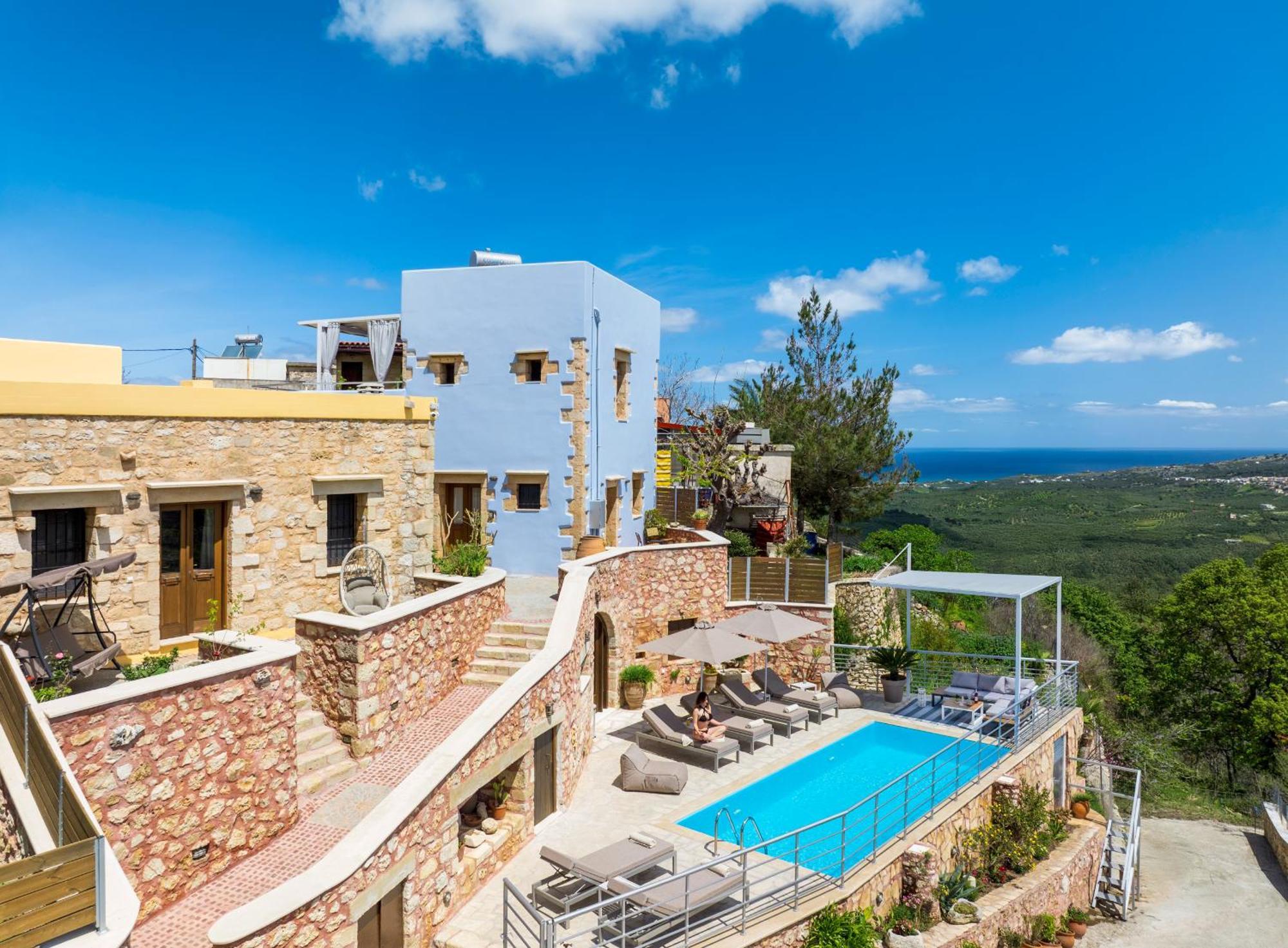 Dream View Villa Kástellos Esterno foto